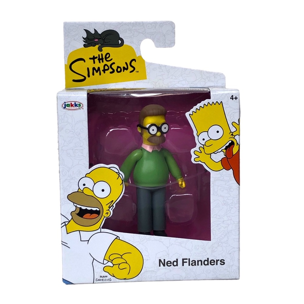 Jakks Pacific 2024 The Simpsons Ned Flanders 2.5” Action Figure